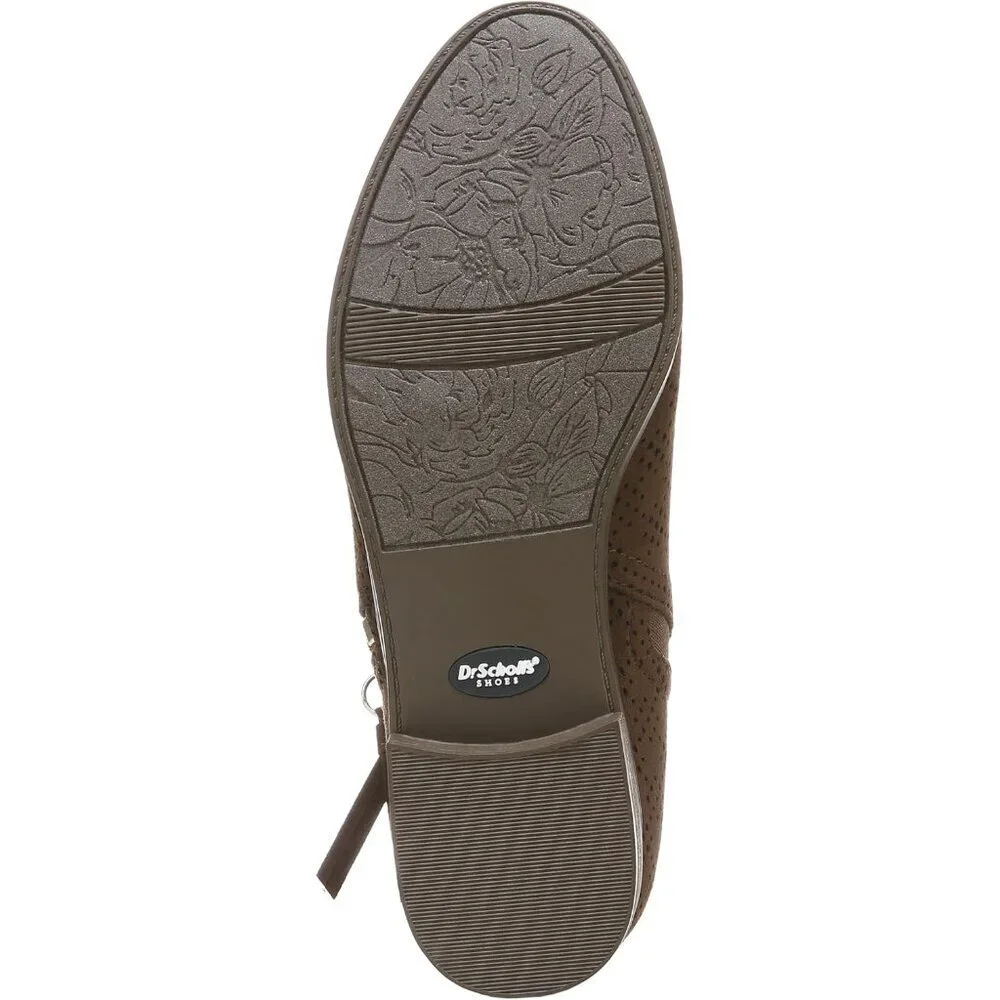 Casual Chocolate Brown Ankle Booties for Women - Eco-Crafted with Cushioning - Picture 4 of 9